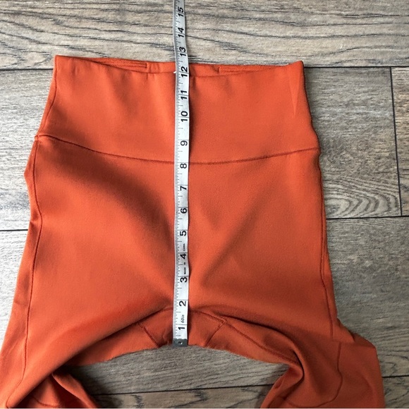 Fanka Beyond Nude Seamless Soft High Rise Leggings Sunset Orange Medium - Picture 7 of 10